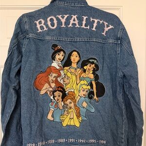 Disney Blue Jean Jacket with Princess Design